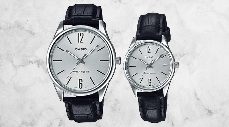 Đồng hồ đôi Casio LTP-V005L-7BUDF/MTP-V005L-7BUDF với thiết kế tinh tế, thanh lịch Đồng hồ đôi Casio LTP-V005L-7BUDF/MTP-V005L-7BUDF với thiết kế tinh tế, thanh lịch