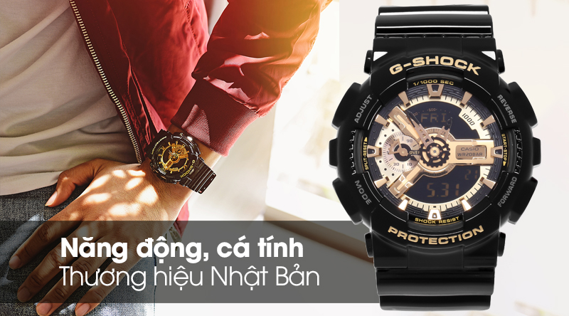 đồng Hồ đoi Casio Ba 110 1adr Ga 110gb 1adr Gia Rẻ Chinh Hang