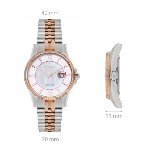 Đồng hồ NAKZEN 40 mm Nam SS4029GCTR-7N5 Màu Bạc