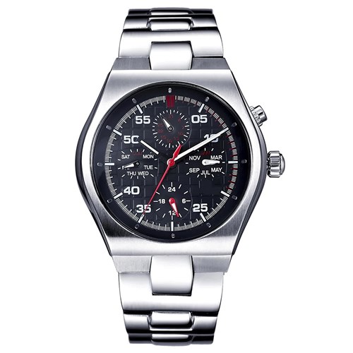 Đồng hồ NAKZEN 39 mm Nam SS5001G-1 Màu Bạc