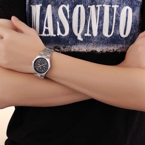 Đồng hồ NAKZEN 39 mm Nam SS5001G-1 Màu Bạc