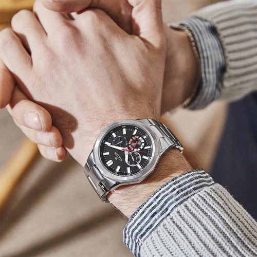 Đồng hồ NAKZEN 42 mm Nam SS5038G-1 Màu Bạc