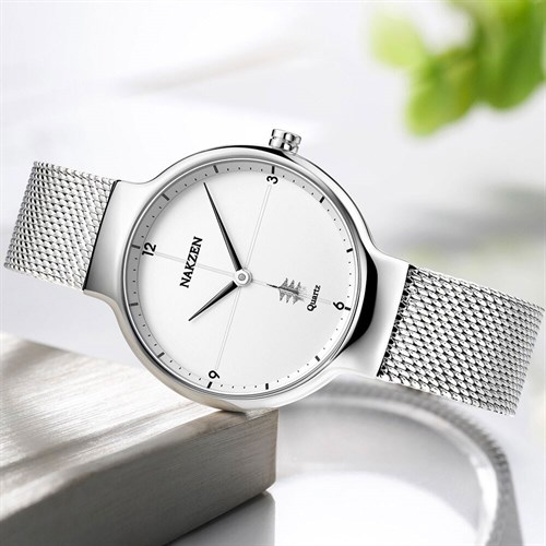 Đồng hồ NAKZEN 31.2 mm Nữ SS4051L-7 Màu Bạc