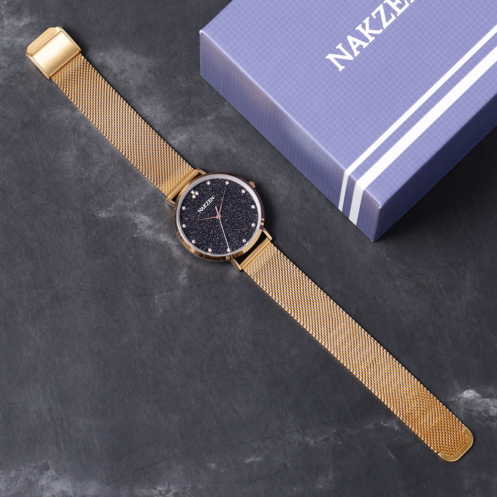 Đồng hồ NAKZEN Hoa & Gió 36 mm Nữ SS4060L-2NO