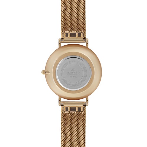 Đồng hồ NAKZEN Hoa & Gió 36 mm Nữ SS4060L-2NO Màu Vàng Hồng