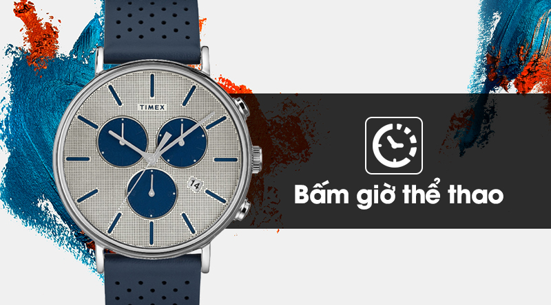 Đồng hồ nam Timex TW2R97700 có tính năng bấm giờ thể thao Đồng hồ nam Timex TW2R97700 có tính năng bấm giờ thể thao