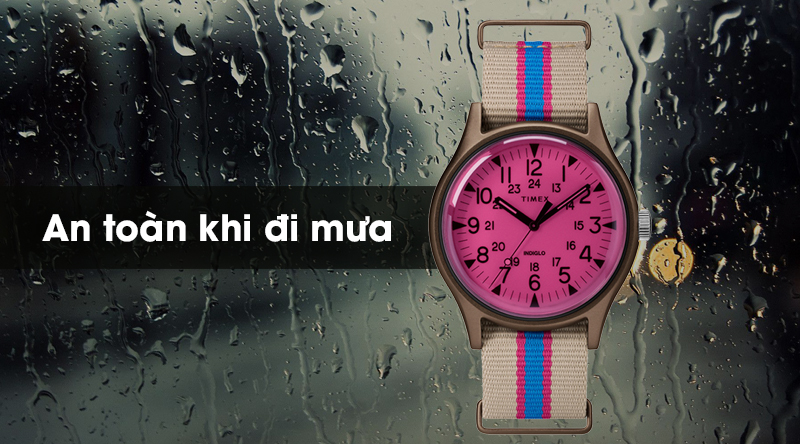 Đồng hồ nam Timex TW2T25600 có hệ số chống nước 3 ATM Đồng hồ nam Timex TW2T25600 có hệ số chống nước 3 ATM