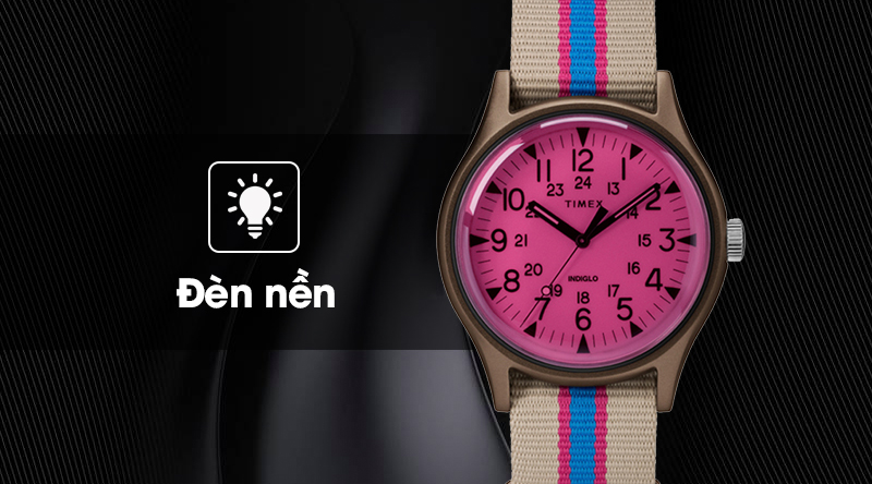 Đồng hồ nam Timex TW2T25600 có đèn nền sáng mạnh Đồng hồ nam Timex TW2T25600 có đèn nền sáng mạnh