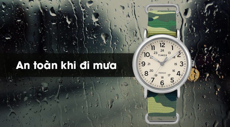 Đồng hồ nam Timex TW2T30800 có hệ số chống nước 3 ATM Đồng hồ nam Timex TW2T30800 có hệ số chống nước 3 ATM