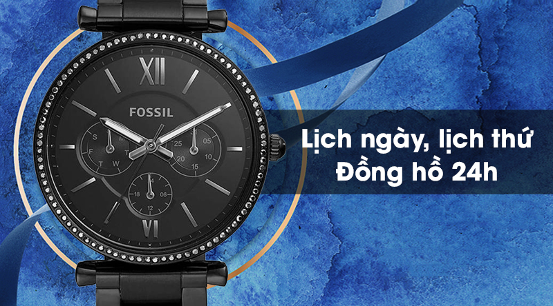 Đồng hồ nữ Fossil ES4543 có lịch thứ, lịch ngày và đồng hồ 24h tiện lợi Đồng hồ nữ Fossil ES4543 có lịch thứ, lịch ngày và đồng hồ 24h tiện lợi