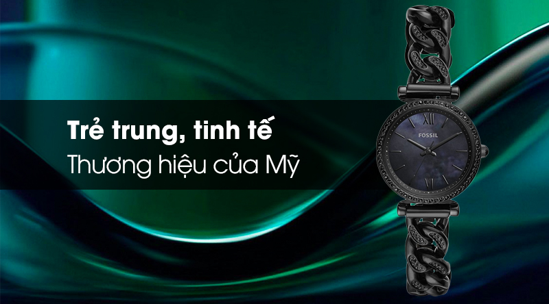 Đồng hồ nữ Fossil ES4690 mang nét trẻ trung Đồng hồ nữ Fossil ES4690 mang nét trẻ trung