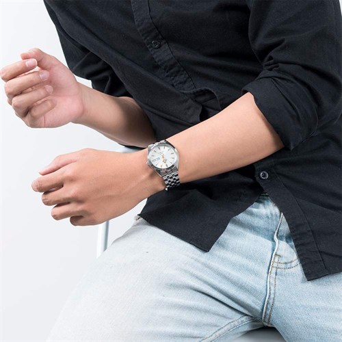 Đồng hồ ORIENT 39.4 mm Nam RA-AB0E10S19B Màu Bạc