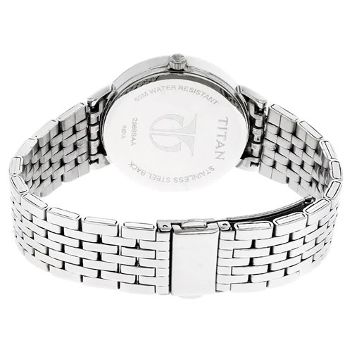 Đồng hồ TITAN Champagne 34 mm Nữ 2569SM01 Màu Bạc