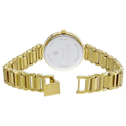 Đồng hồ TITAN 29 mm Nữ 2608YM01 Màu Vàng