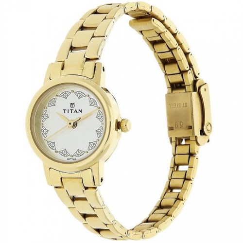 Đồng hồ TITAN 20 mm Nữ 917YM12 Màu Vàng