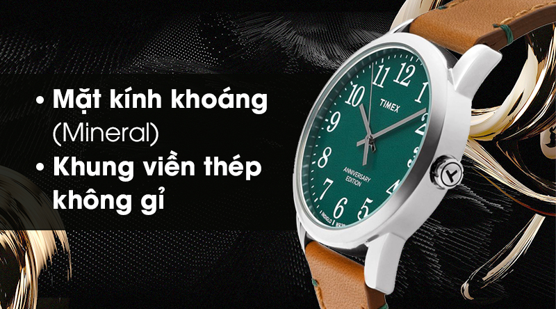Đồng hồ nam Timex TW2R35900 có mặt kính chịu lực tốt, khung viền chống oxi hóa Đồng hồ nam Timex TW2R35900 có mặt kính chịu lực tốt, khung viền chống oxi hóa