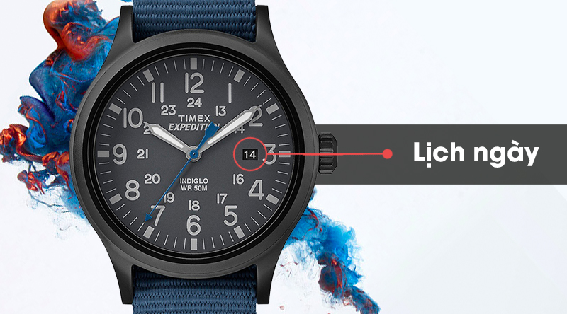 Đồng hồ nam Timex TW4B04800 được tích hợp lịch ngày hữu dụng