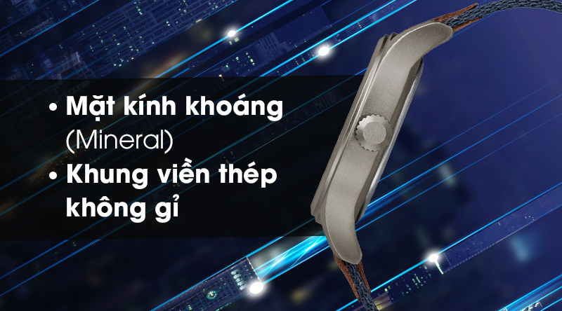 Đồng hồ nam Timex TW4B14100 có mặt kính trong suốt, khung viền bền bỉ