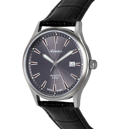 Đồng hồ ADRIATICA 40 mm Nam A1171.4216Q Màu Đen