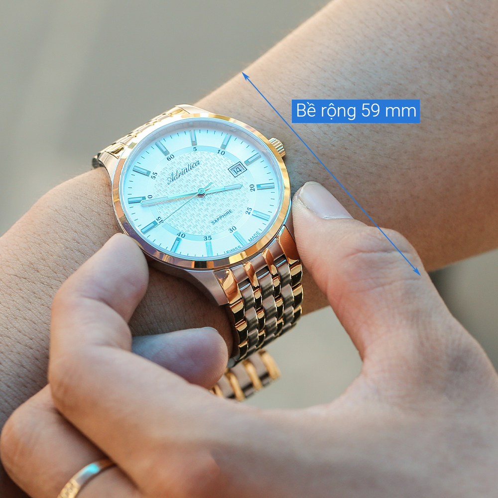 Đồng hồ ADRIATICA 40 mm Nam A1256.2113Q