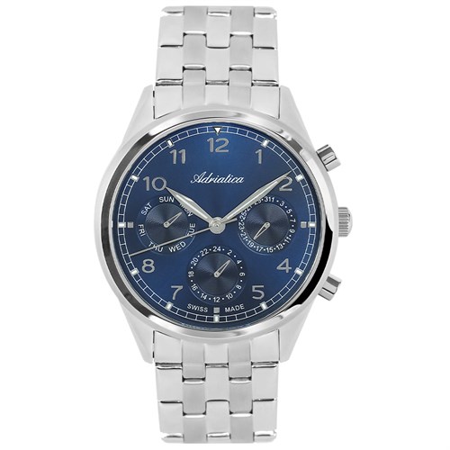 Đồng hồ ADRIATICA 44 mm Nam A8259.5125QF Màu Bạc
