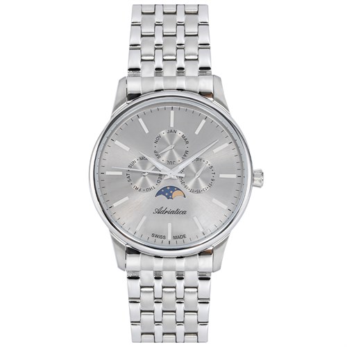 Đồng hồ ADRIATICA 42 mm Nam A8262.5117QF Màu Bạc