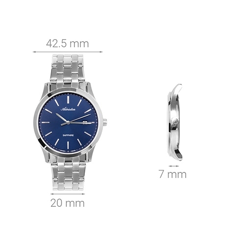 Đồng hồ ADRIATICA 42.5 mm Nam A8303.5115Q Màu Bạc