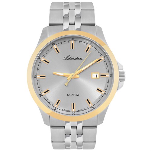 Đồng hồ ADRIATICA 42 mm Nam A8304.2117Q Màu Bạc