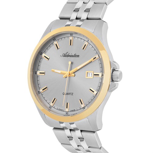 Đồng hồ ADRIATICA 42 mm Nam A8304.2117Q Màu Bạc