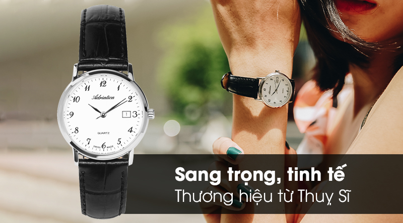 Đồng hồ Nữ Adriatica A3143.5223Q có thiết kế sang trọng và tinh tế Đồng hồ Nữ Adriatica A3143.5223Q có thiết kế sang trọng và tinh tế