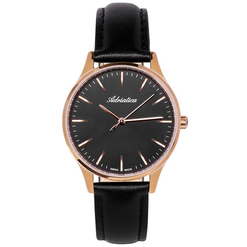 Đồng hồ ADRIATICA 33 mm Nữ A3186.9214Q Màu Đen