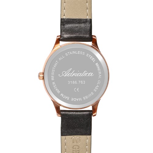 Đồng hồ ADRIATICA 33 mm Nữ A3186.9214Q Màu Đen