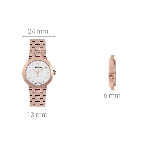 Đồng hồ ADRIATICA 24 mm Nữ A3469.9193Q Màu Vàng Hồng