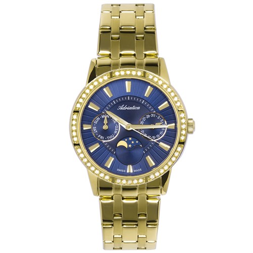 Đồng hồ ADRIATICA 34 mm Nữ A3601.1115QFZ Màu Vàng