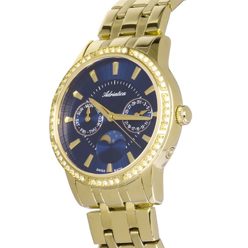 Đồng hồ ADRIATICA 34 mm Nữ A3601.1115QFZ Màu Vàng