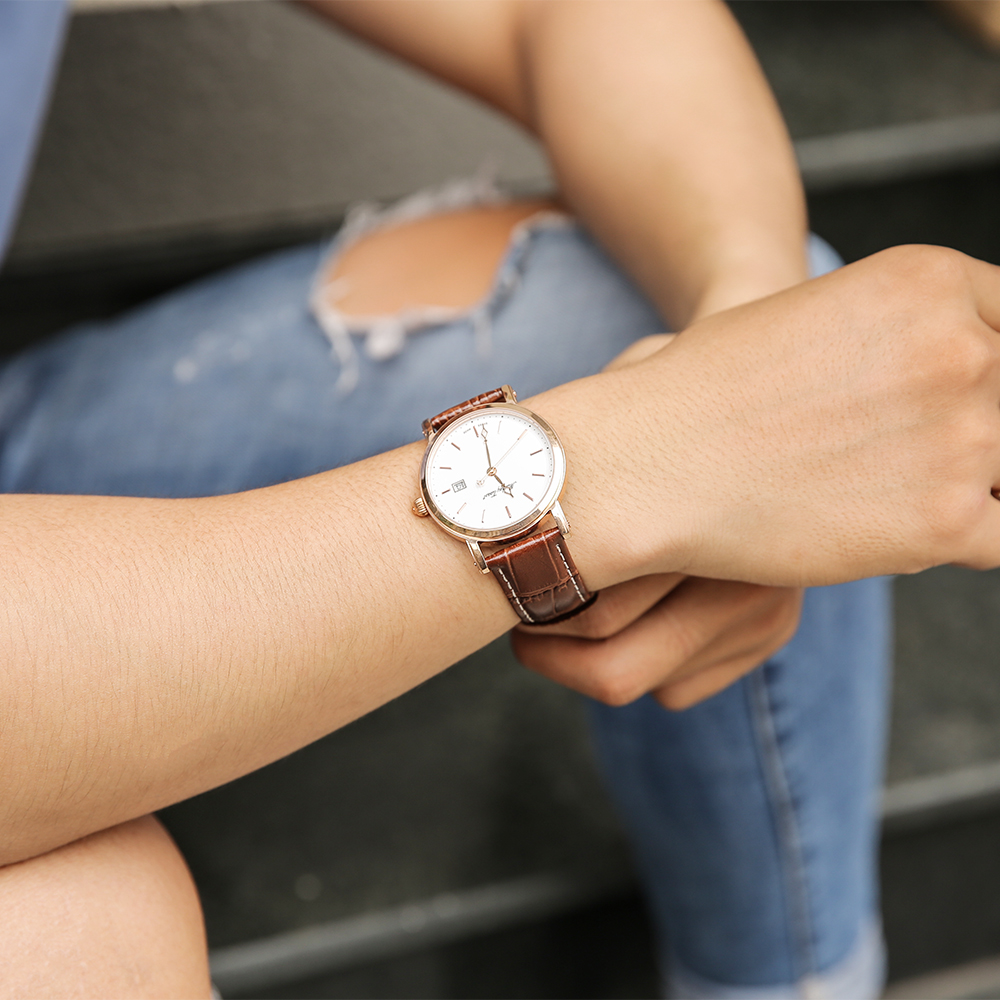 Đồng hồ MATHEY TISSOT City Leather 38 mm Nam H611251PI