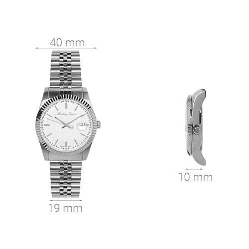 Đồng hồ MATHEY TISSOT Mathy III 40 mm Nam H810AI Màu Bạc