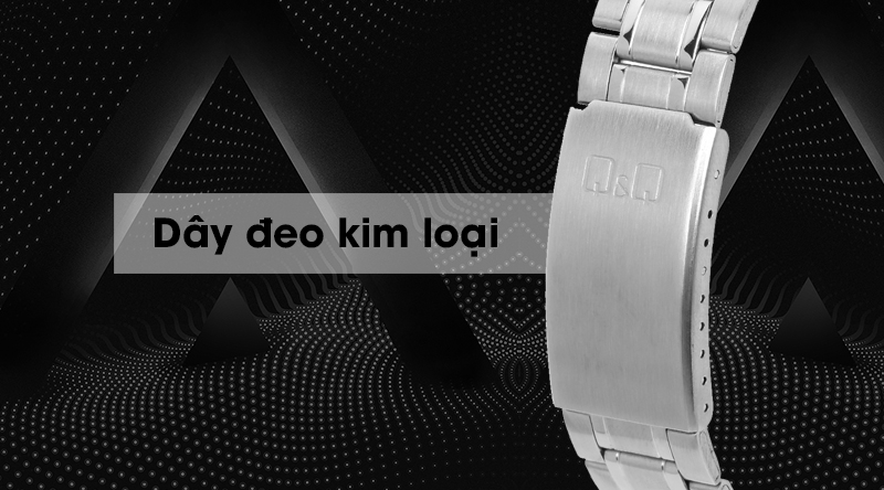 Đồng hồ nam Q&Q S290J201Y có dây đeo bền chắc Đồng hồ nam Q&Q S290J201Y có dây đeo bền chắc