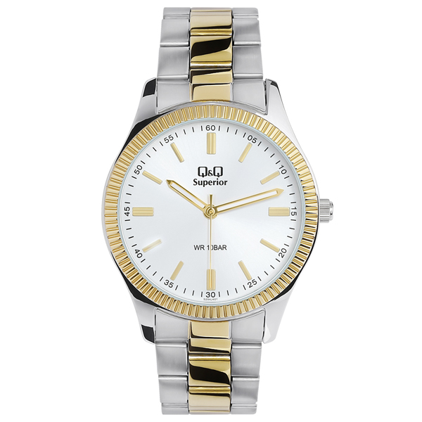 Đồng hồ Q&Q 40 mm Nam S294J401Y Màu Bạc