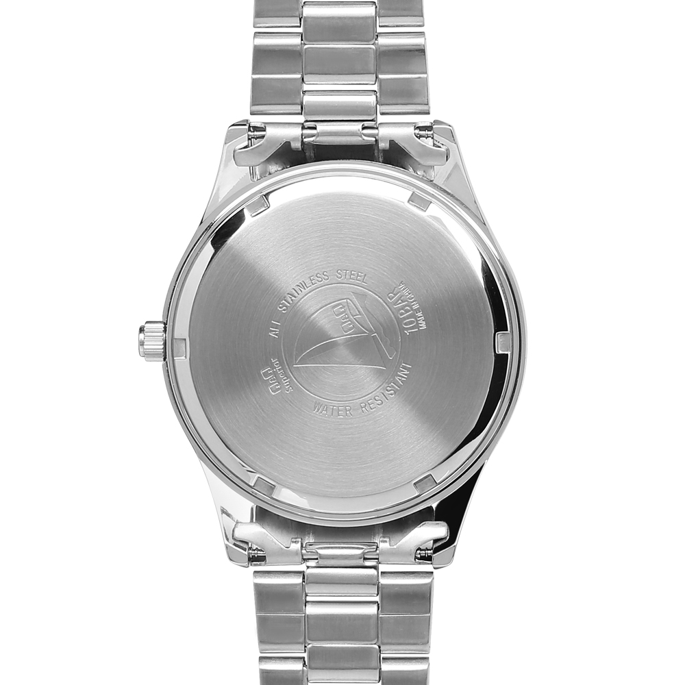 Đồng hồ Q&Q 40 mm Nam S294J401Y Màu Bạc