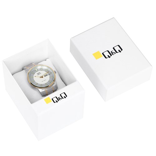 Đồng hồ Q&Q 40 mm Nam S330J401Y Màu Bạc