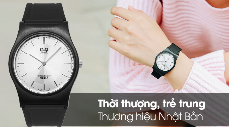Đồng hồ nam Q&Q VP34J017Y với thiết kế thời thượng, trẻ trung