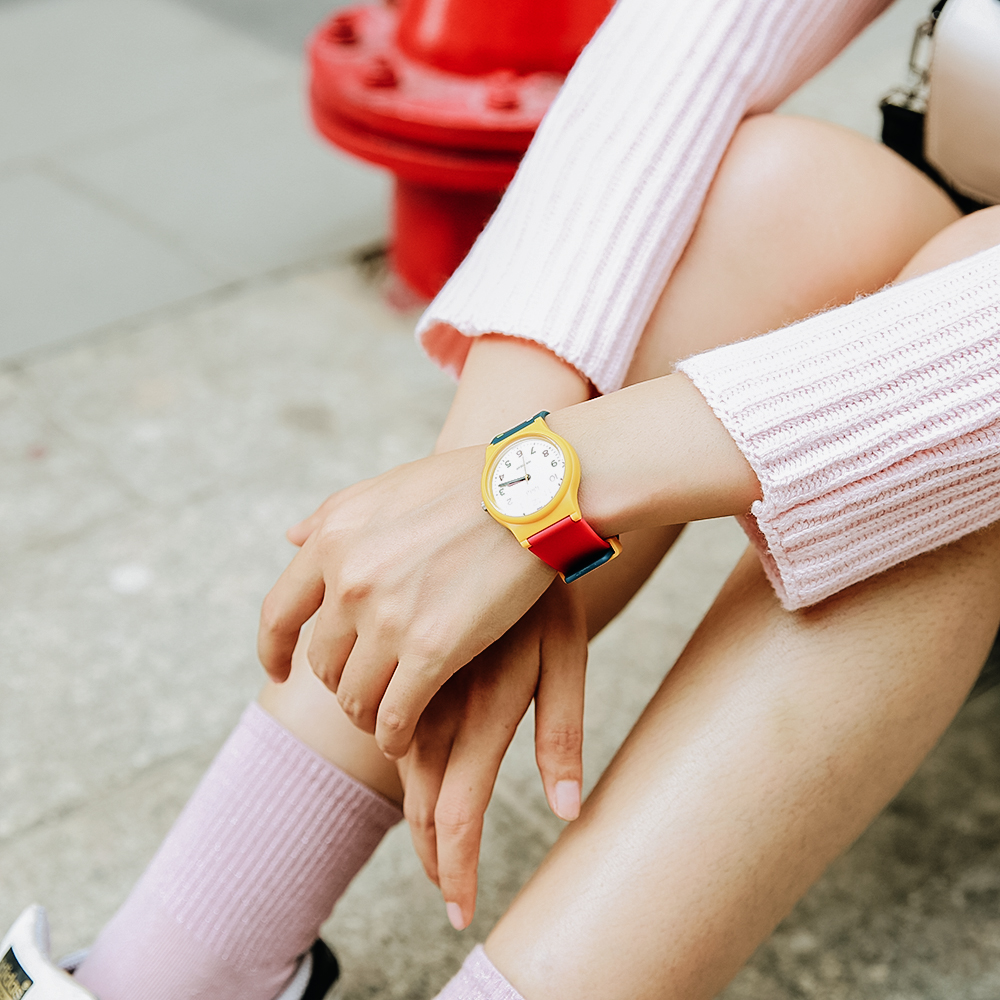 Đồng hồ Q&Q 34 mm Trẻ em VP46J050Y