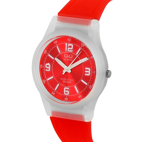 Đồng hồ Q&Q 37.5 mm Unisex VQ50J009Y Màu Đỏ