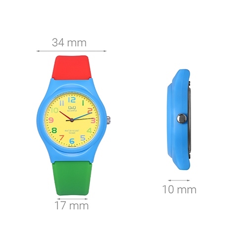 Đồng hồ Q&Q 34 mm Trẻ em VQ86J010Y Màu Đỏ
