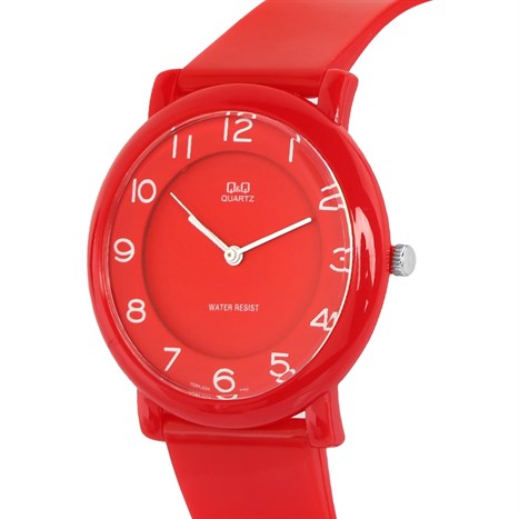 Đồng hồ Q&Q 37 mm Unisex VQ94J024Y Màu Đỏ