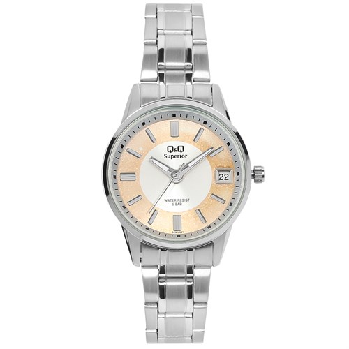 Đồng hồ Q&Q 29 mm Nữ S291J201Y Màu Bạc