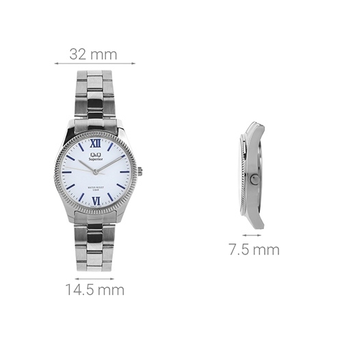 Đồng hồ Q&Q 32 mm Nữ S295J211Y Màu Bạc