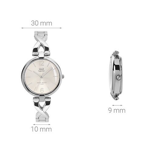 Đồng hồ Nữ Q&Q S297J212Y Màu Bạc