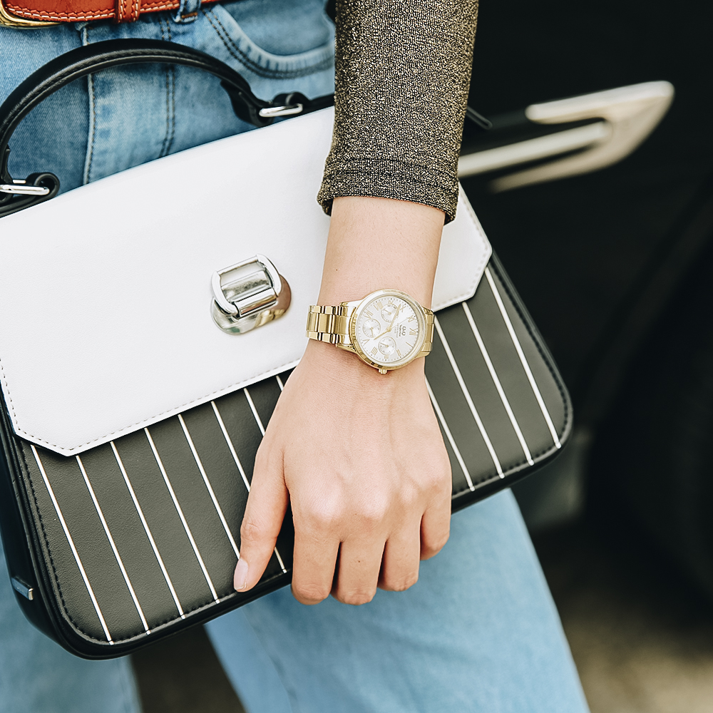 Đồng hồ Q&Q 34 mm Nữ S303J007Y